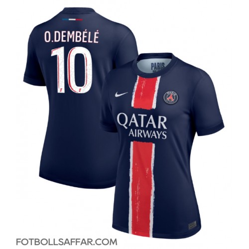 Paris Saint-Germain Ousmane Dembele #10 Hemmatröja Dam 2024-25 Kortärmad